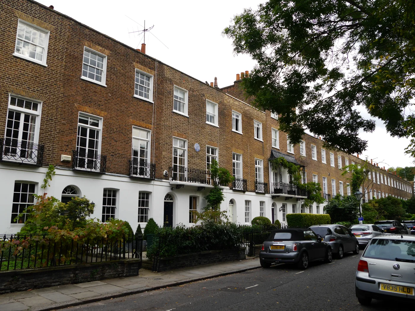 Edwardes Square, Kensington. Its garden levy is the largest of the 47 the council collects